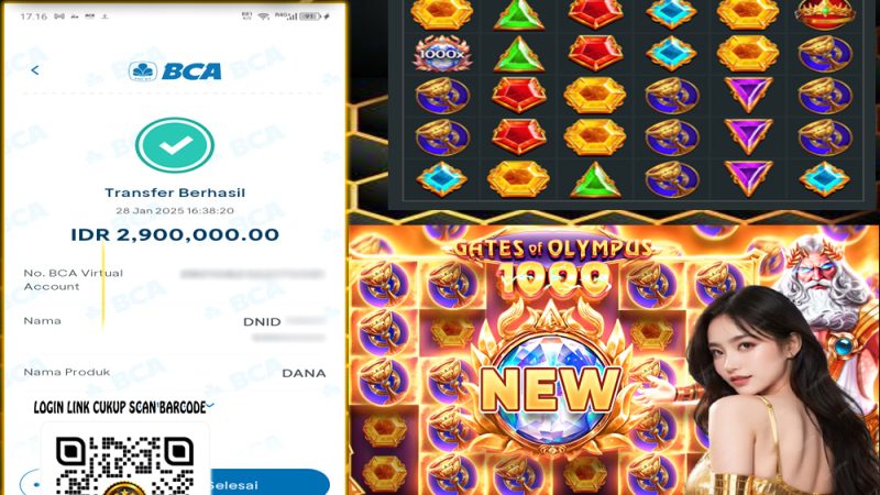 KEMENANGAN MEMBER BERMAIN DI GATES OF OLYMPUS 1000