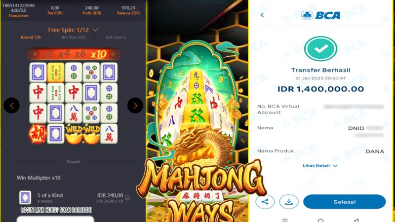 KEMENANGAN MEMBER BERMAIN DI MAHJONG WAYS PG SOFT