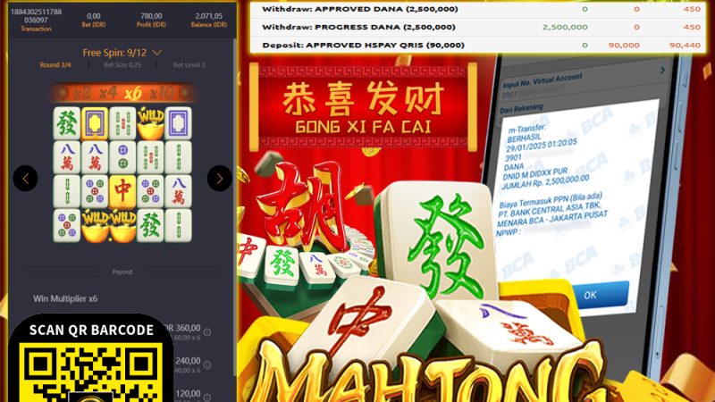 KEMENANGAN MEMBER BERMAIN DI MAHJONG WAYS PG SOFT