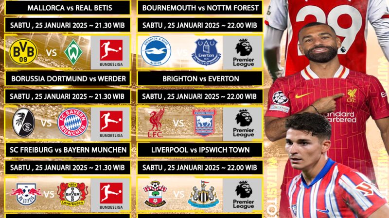 PERTANDINGAN LIGA TOP EROPA