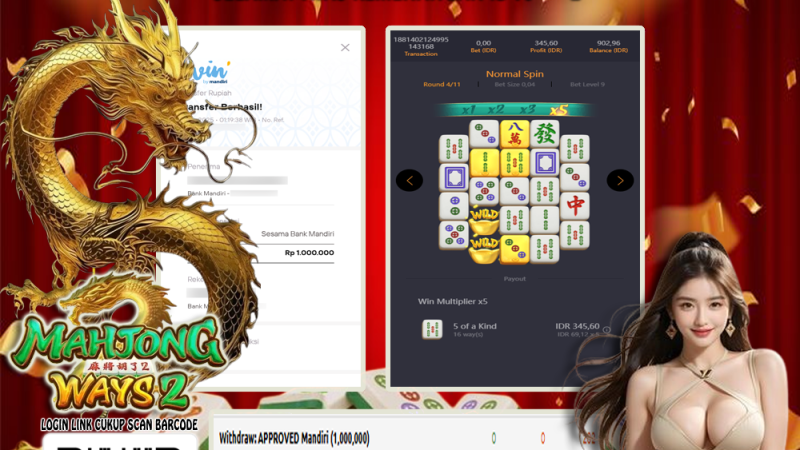 WITHDRAW MAHJONG WAYS 2