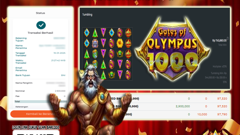 WITHDRAW GATES OF OLYMPUS 1000