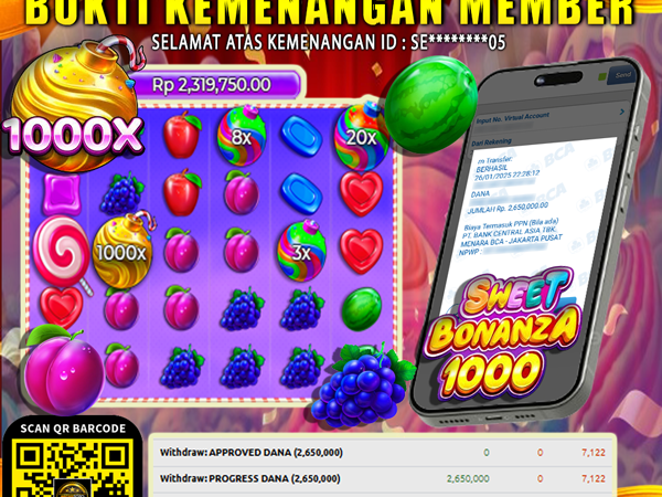 WITHDRAW SWEET BONANZA 1000