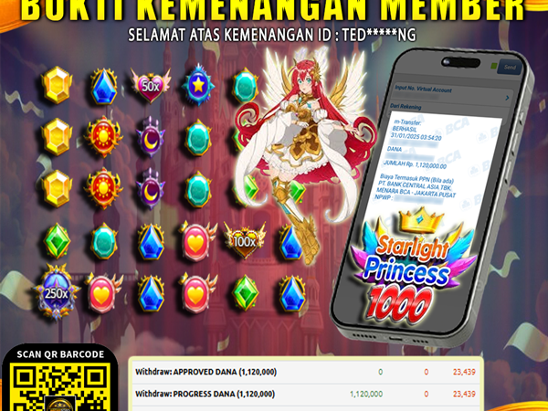 WITHDRAW STARLIGHT PRINCESS 1000