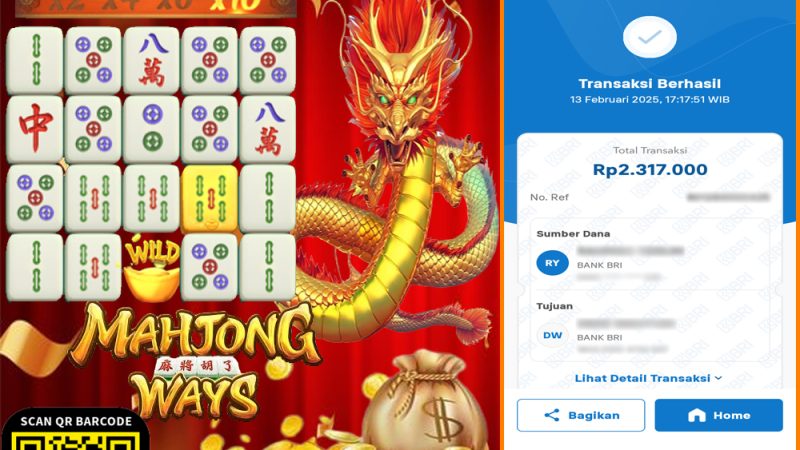 KEMENANGAN MEMBER BERMAIN DI MAHJONG WAYS PG SOFT