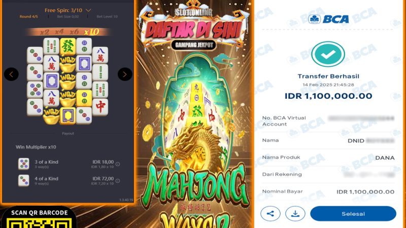 KEMENANGAN MEMBER BERMAIN DI MAHJONG WAYS 2 PG SOFT