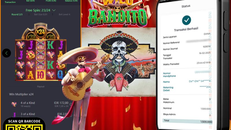 KEMENANGAN MEMBER BERMAIN DI WILD BANDITO PG SOFT