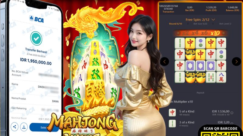 KEMENANGAN MEMBER BERMAIN DI MAHJONG WAYS PG SOFT