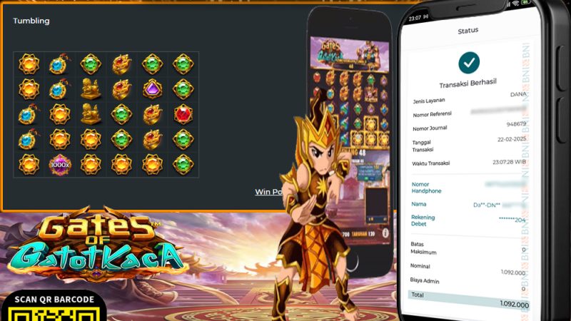 KEMENANGAN MEMBER BERMAIN DI GATES OF GATOTKACA 1000