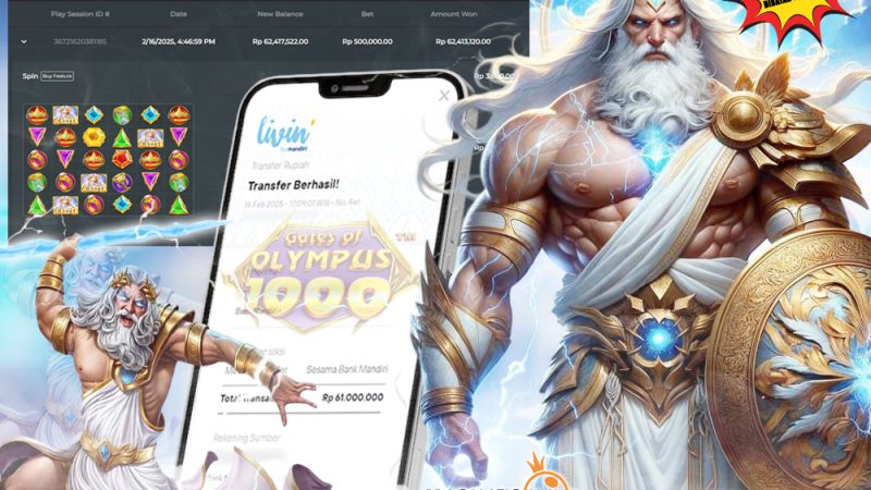 KEMENANGAN MEMBER BERMAIN DI GATES OF OLYMPUS 1000