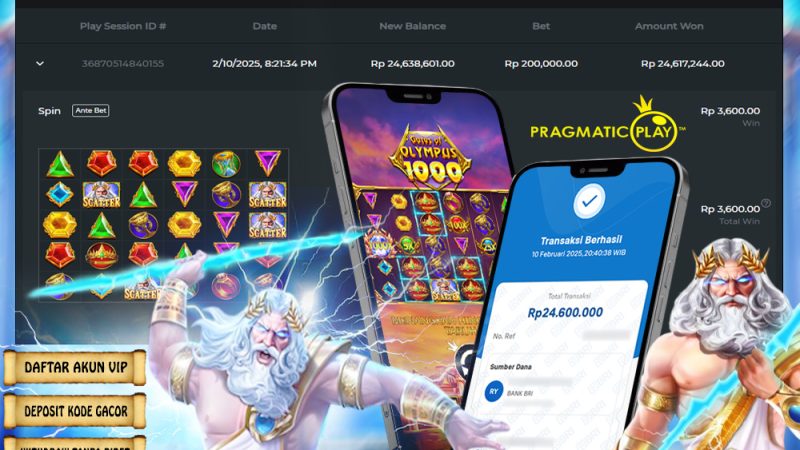 WITHDRAW GATES OF OLYMPUS 1000