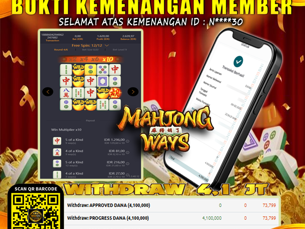 WITHDRAW MAHJONG WAYS