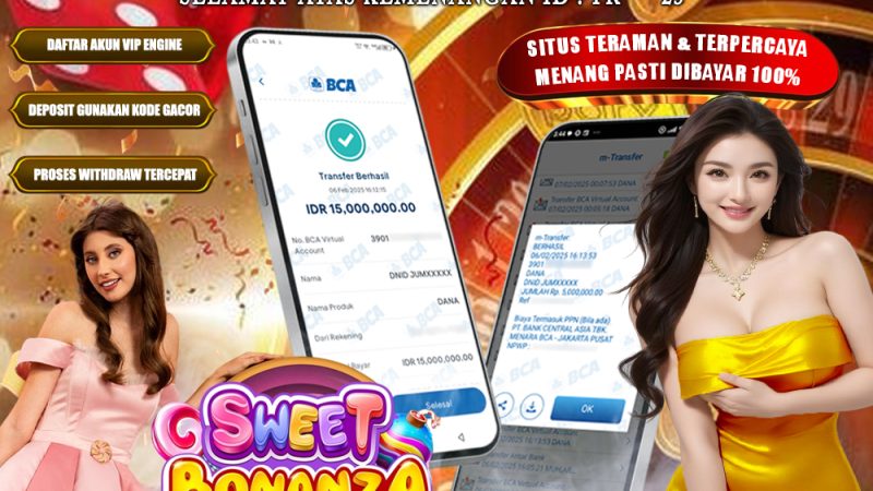 KEMENANGAN MEMBER BERMAIN DI LIVE – SWEET BONANZA CANDYLAND