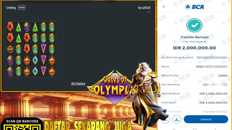 KEMENANGAN MEMBER BERMAIN DI GATES OF OLYMPUS