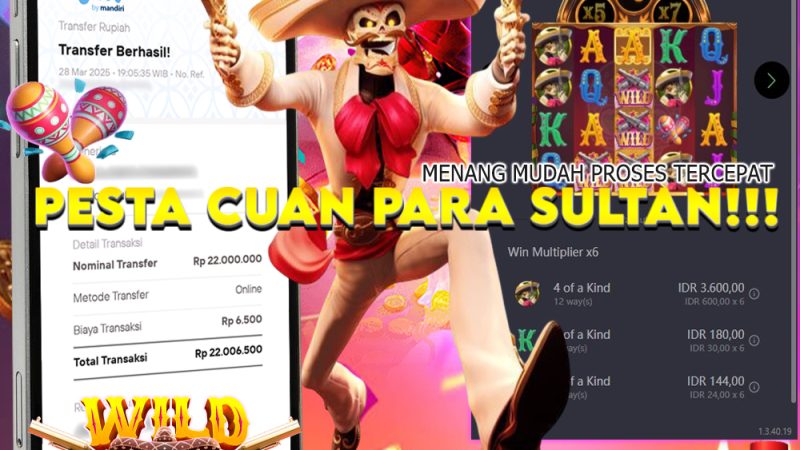 KEMENANGAN MEMBER BERMAIN DI WILD BANDITO PG SOFT