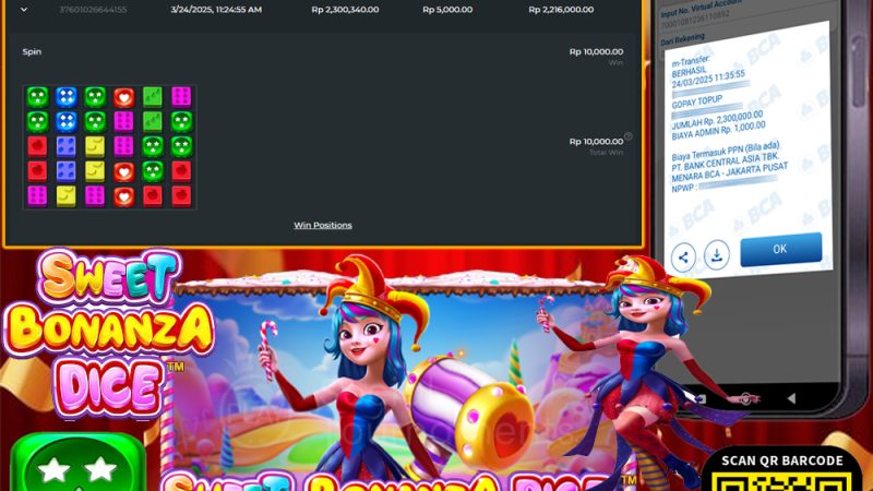 KEMENANGAN MEMBER BERMAIN DI SWEET BONANZA DICE