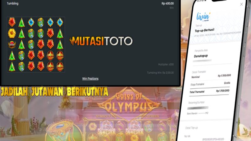 KEMENANGAN MEMBER BERMAIN DI GATES OF OLYMPUS