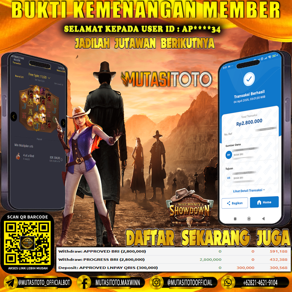 KEMENANGAN MEMBER BERMAIN DI WILD BOUNTY SHOWDOWN
