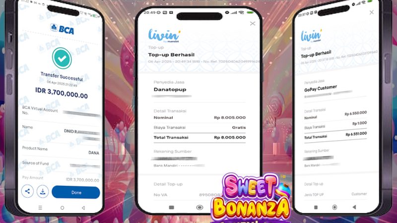 KEMENANGAN MEMBER BERMAIN DI LIVE – SWEET BONANZA CANDYLAND