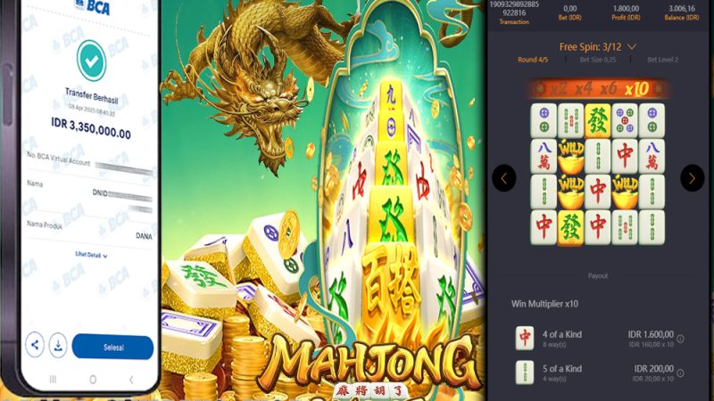 KEMENANGAN MEMBER BERMAIN DI MAHJONG WAYS PG SOFT