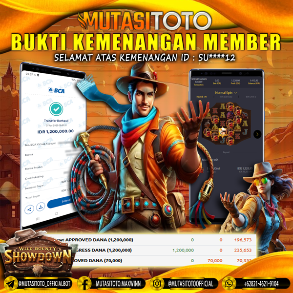 KEMENANGAN MEMBER BERMAIN DI WILD BOUNTY SHOWDOWN