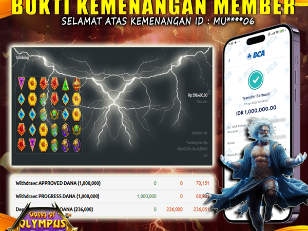 WITHDRAW GATES OF OLYMPUS 1000