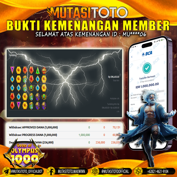 WITHDRAW GATES OF OLYMPUS 1000