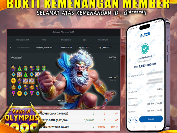 WITHDRAW GATES OF OLYMPUS 1000