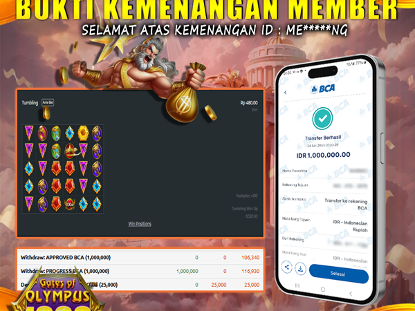 WITHDRAW GATES OF OLYMPUS 1000