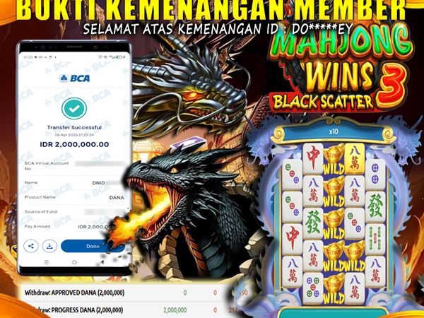 KEMENANGAN MEMBER BERMAIN DI MAHJONG WINS 3 PRAGMATIC PLAY