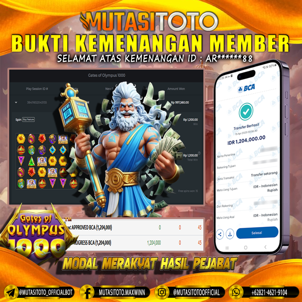 WITHDRAW GATES OF OLYMPUS 1000