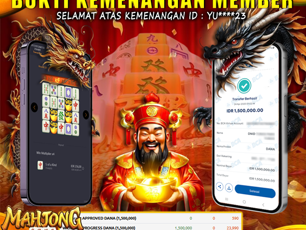 KEMENANGAN MEMBER BERMAIN DI MAHJONG WAYS PG SOFT