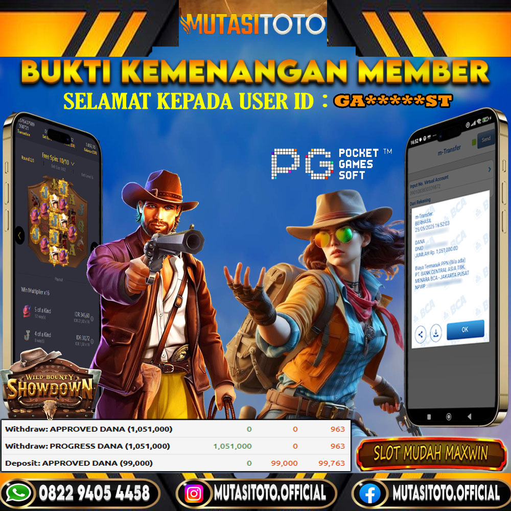 KEMENANGAN MEMBER BERMAIN DI WILD BOUNTY SHOWDOWN