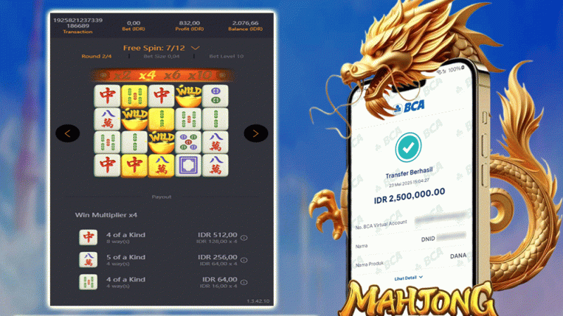 KEMENANGAN MEMBER BERMAIN DI MAHJONG WAYS PG SOFT