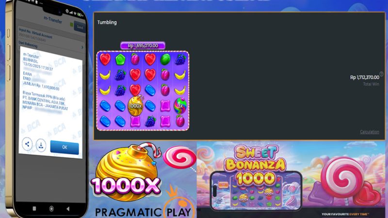 KEMENANGAN MEMBER BERMAIN DI SWEET BONANZA 1000