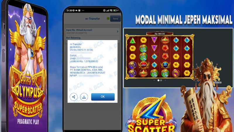 KEMENANGAN MEMBER BERMAIN DI GATES OF OLYMPUS SUPER SCATTER