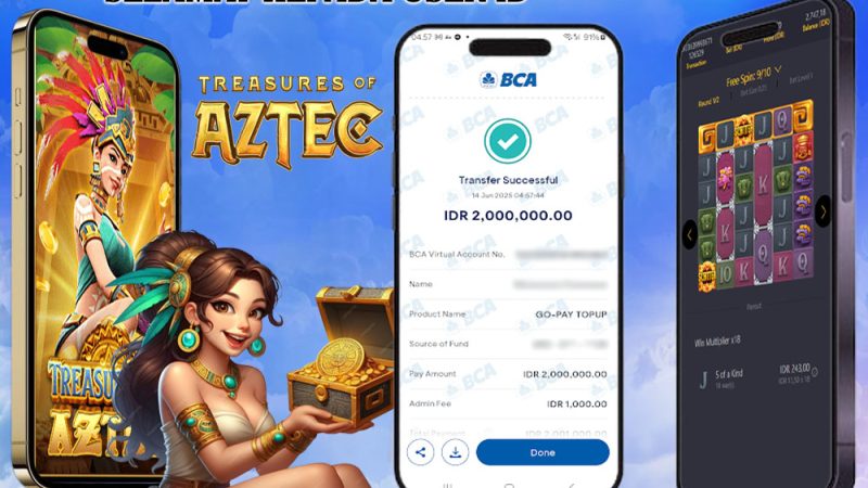 KEMENANGAN MEMBER BERMAIN DI TREASURES OF AZTEC