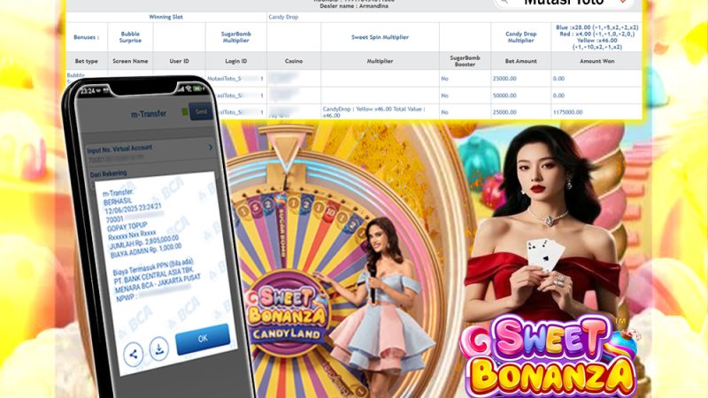 KEMENANGAN MEMBER DI SWEET CANDYLAND