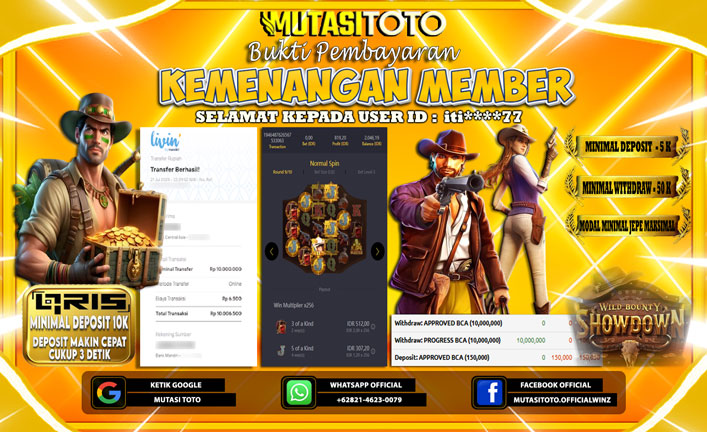 KEMENANGAN MEMBER BERMAIN DI WILD BOUNTY SHOWDOWN