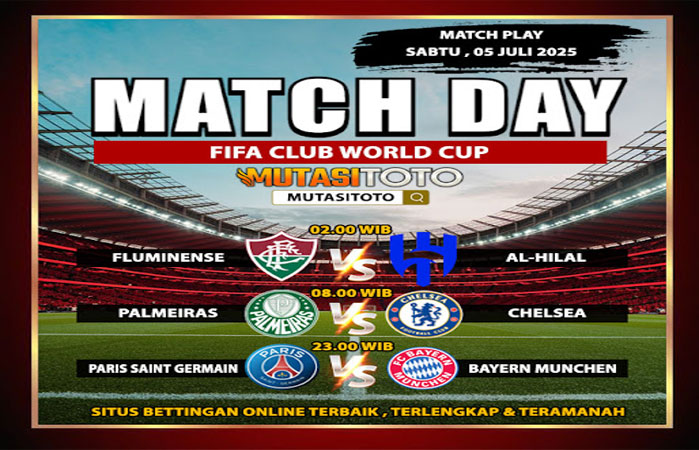 SAKSIKAN MATCH DAY FIFA CLUB WORLD CUP