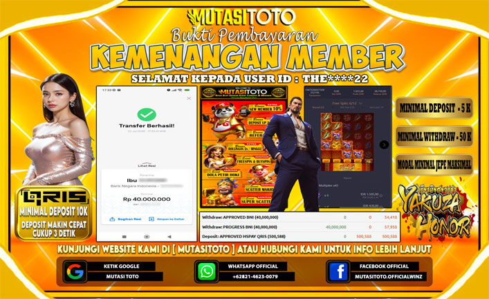 KEMENANGAN MEMBER BERMAIN DI YAKUZA HONOR PG SOFT