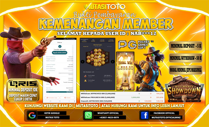 KEMENANGAN MEMBER BERMAIN DI WILD BOUNTY SHOWDOWN