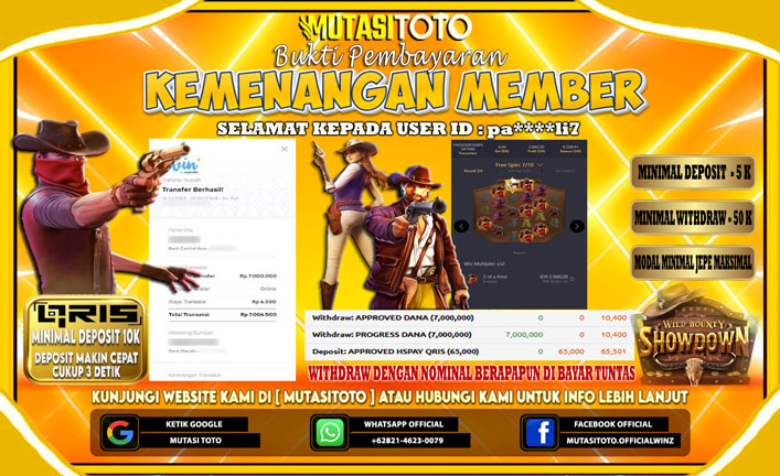 KEMENANGAN MEMBER BERMAIN DI WILD BOUNTY SHOWDOWN