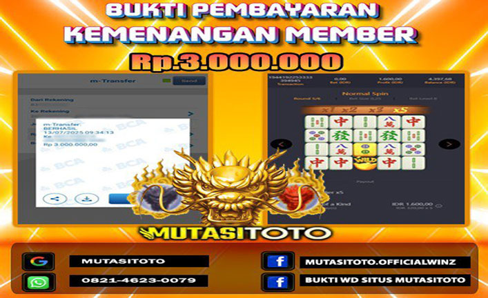 KEMENANGAN MEMBER BERMAIN DI MAHJONG WAYS