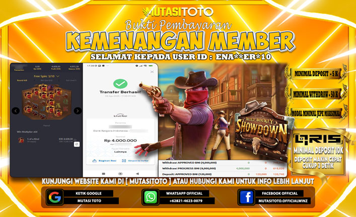 KEMENANGAN MEMBER BERMAIN DI PG SOFT WILD BOUNTY SHOWDOWN