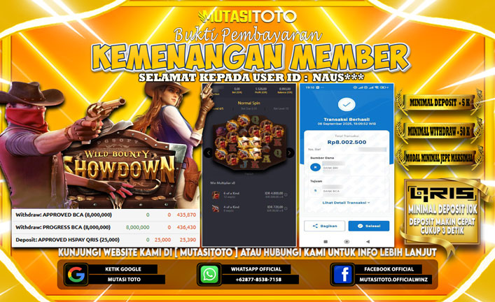 KEMENANGAN MEMBER BERMAIN DI PG SOFT WILD BOUNTY SHOWDOWN