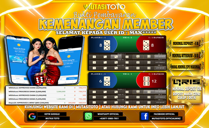 KEMENANGAN MEMBER BERMAIN DI LIVE GAME PP SIC BO LOBBY
