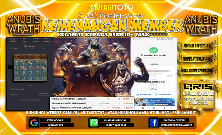 KEMENANGAN MEMBER BERMAIN DI PG SOFT ANUBIS WRATH