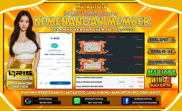 KEMENANGAN MEMBER BERMAIN DI MAHJONG WINS 3 – BLACK SCATTER