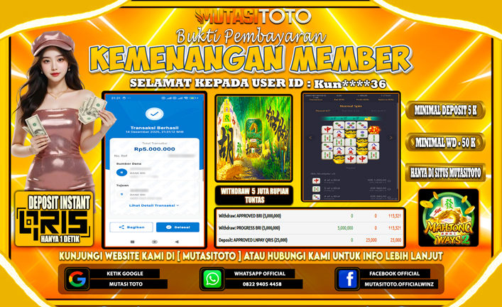 KEMENANGAN MEMBER BERMAIN DI MAHJONG WAYS 2 PG SOFT